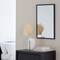 Habitat Evri 24" Black Rectangular Wall Mirror